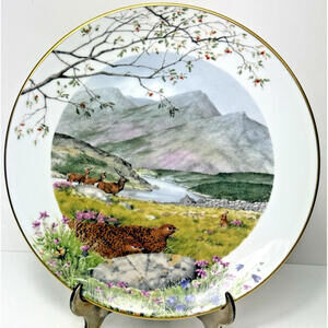 VTG Royal Worcester Plate September on the Moors Peter Barrett Ltd Edition 1979